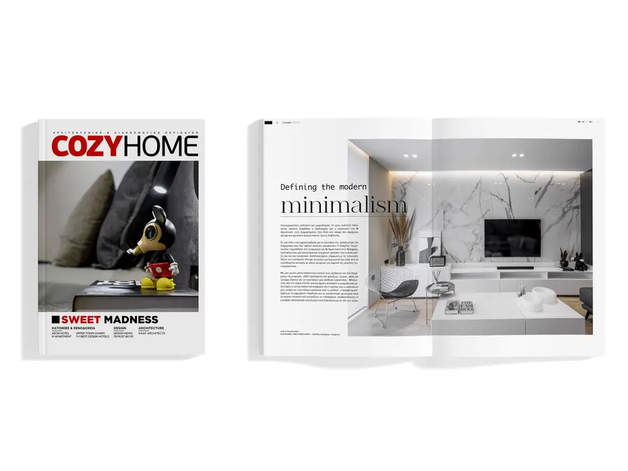 COZY HOME · Defining the Modern Minimalism